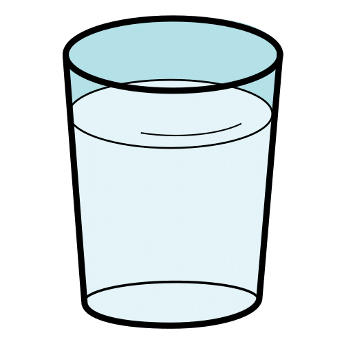 Pictogramme verre d'eau